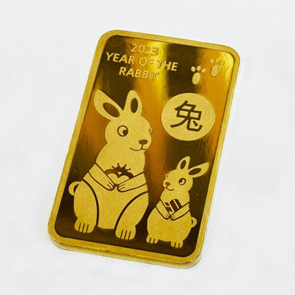 국제금거래소,2023 RABBIT 3.75g 골드바 (토끼)